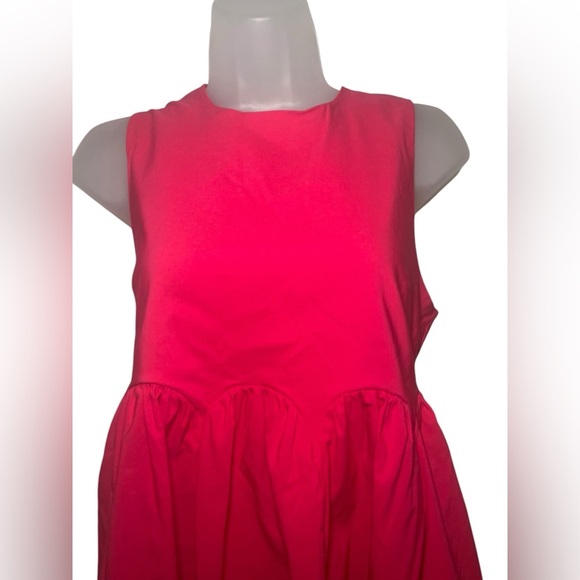 Maeve New NWOT Sleeveless Pink High Neck Back Bow Mini Dress Small - Picture 5 of 8